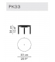 PK33™ Sgabello Fritz Hansen