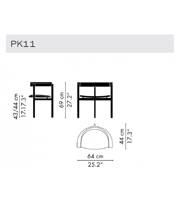 PK11™ Armchair Fritz Hansen