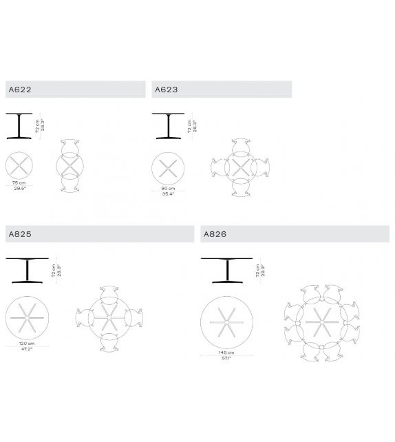 Circular Fritz Hansen Table