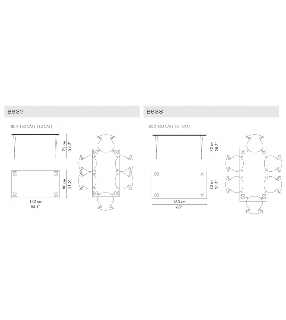 Rectangular Fritz Hansen Mesa