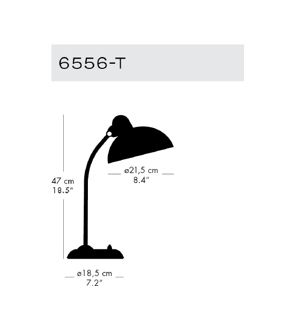 Kaiser Idell Lampe de Table Fritz Hansen