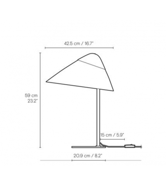 HJW02 Opala Carl Hansen & Søn Table Lamp