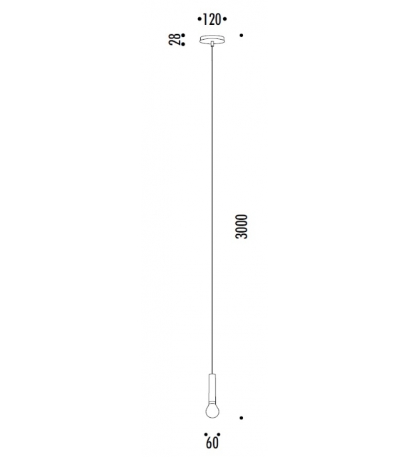 Led Is More Davide Groppi Lampada a Sospensione