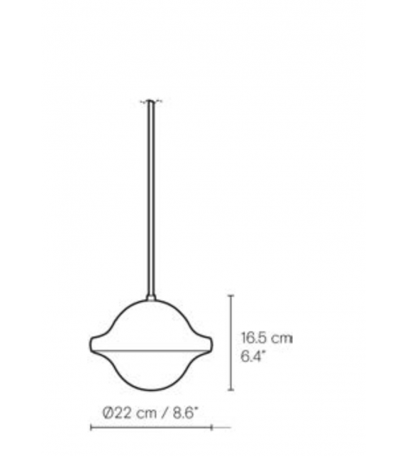 HK20 Bubi Pendant Carl Hansen & Søn Lámpara de Suspensión