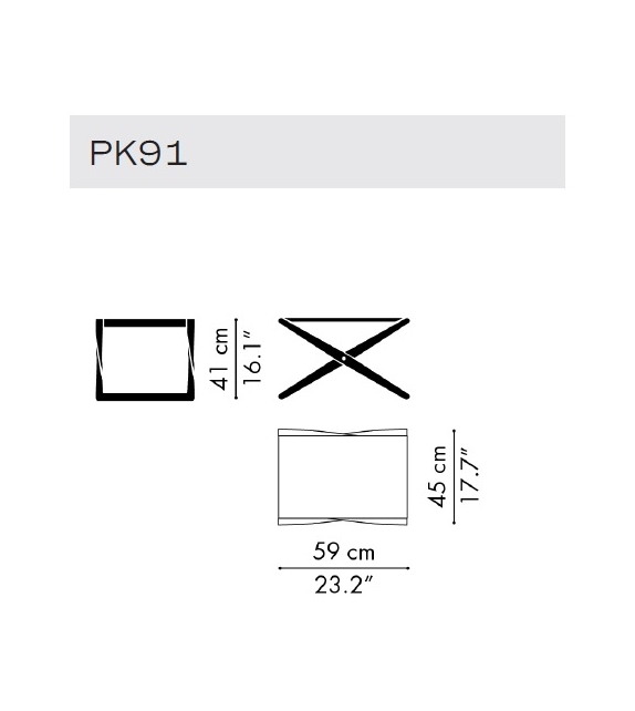 PK91 Sgabello Pieghevole Fritz Hansen