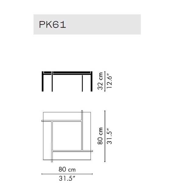 PK61 Coffee Table Fritz Hansen