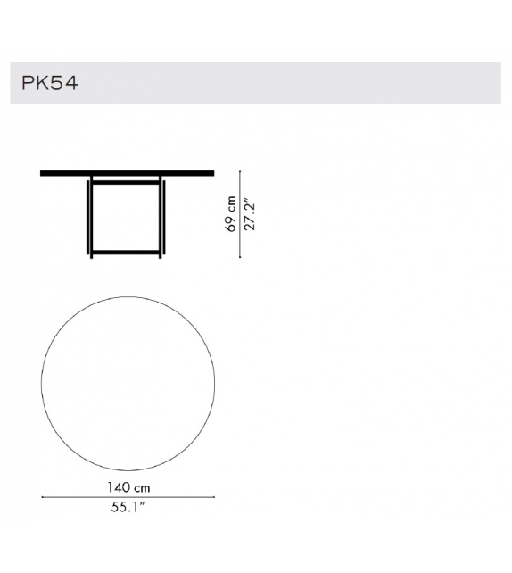 PK54 Mesa Fritz Hansen