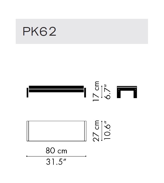 PK62 Table Basse Fritz Hansen