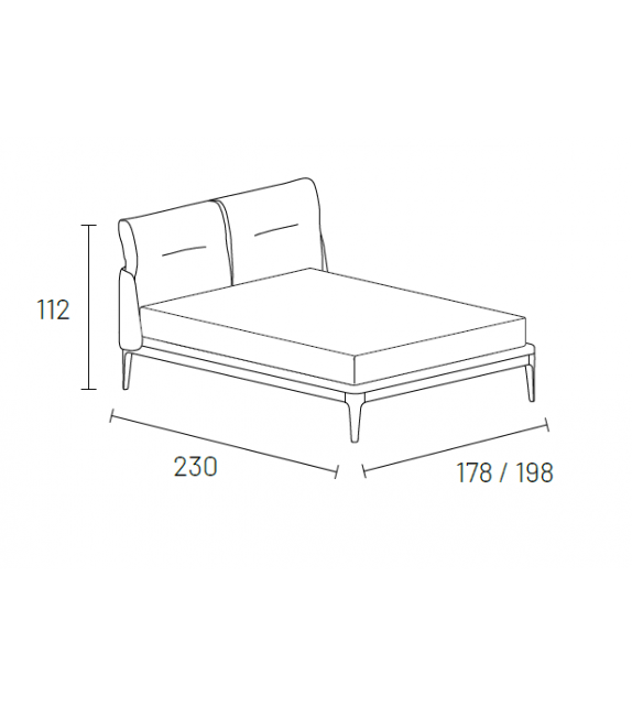 Settanta Dall'Agnese Bed