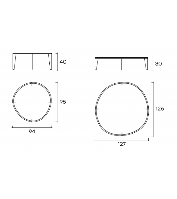 Halo Fiam Table Basse