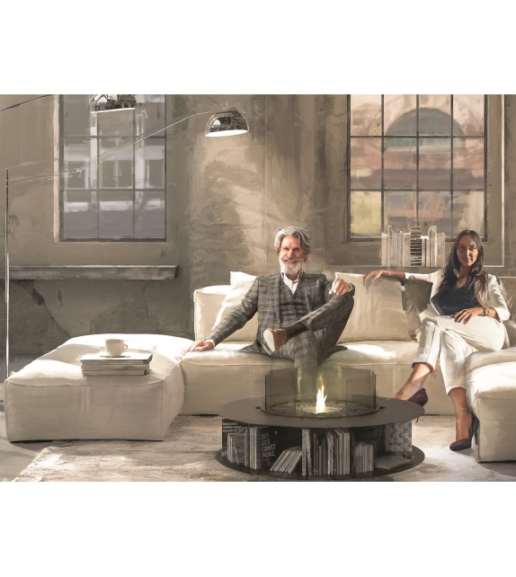 Zero T Ak47 Coffee Table with Bioethanol Burner