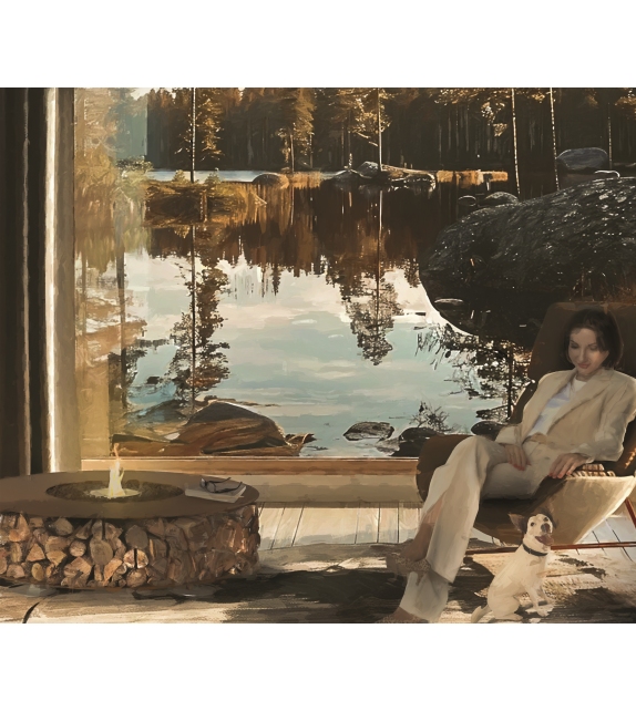 Zero T Ak47 Coffee Table with Bioethanol Burner