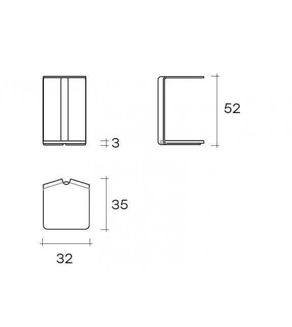 York Fiam Tavolino D'Appoggio
