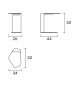 Stone Fiam Table D'Appoint