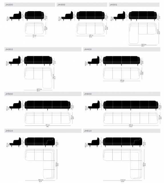 Lune Fritz Hansen Sofa