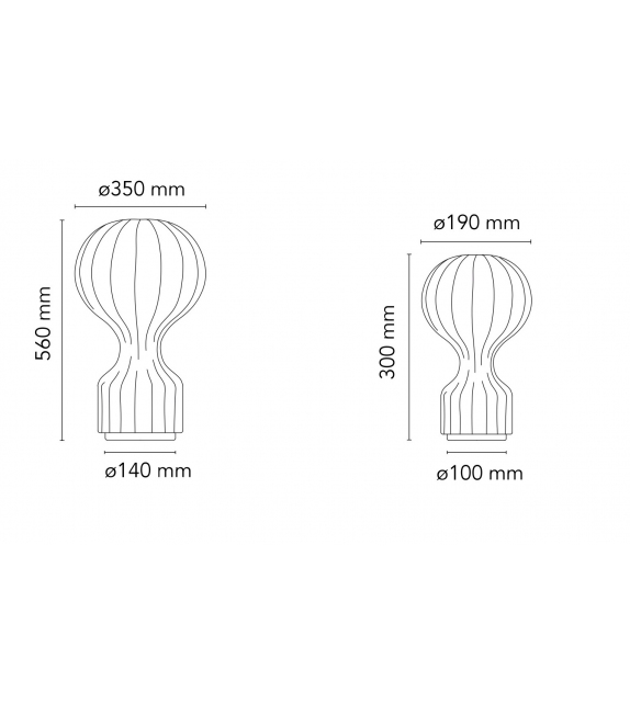 Gatto Flos Lampe de Table