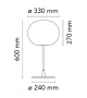 Glo-Ball T1 Flos Lampe de Table