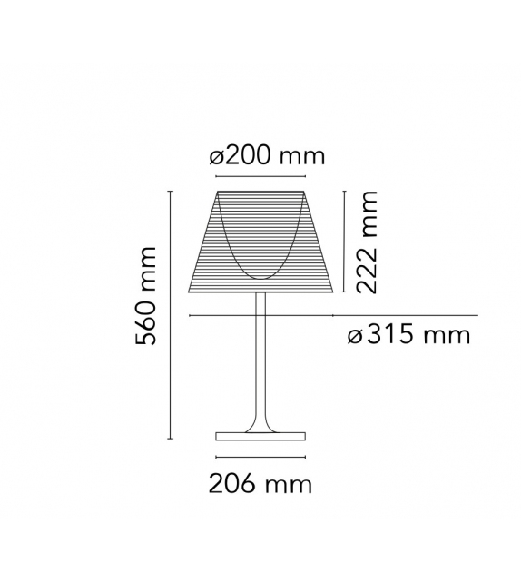 Ktribe T1 Flos Lampada da Tavolo