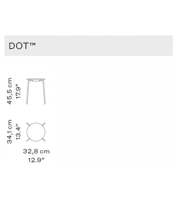 DOT™ Fritz Hansen Hocker