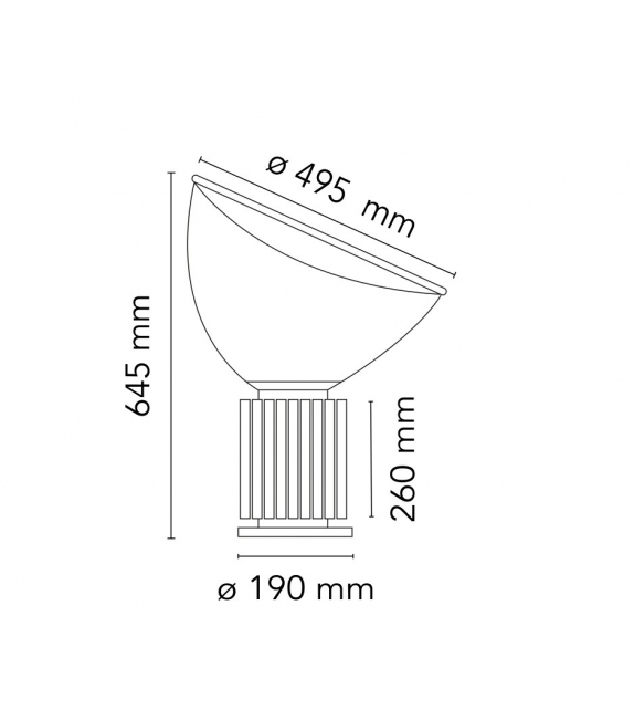 Taccia LED Flos Tischleuchte