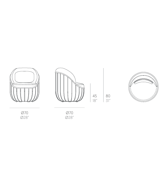 Arena Fauteuil Gandia Blasco
