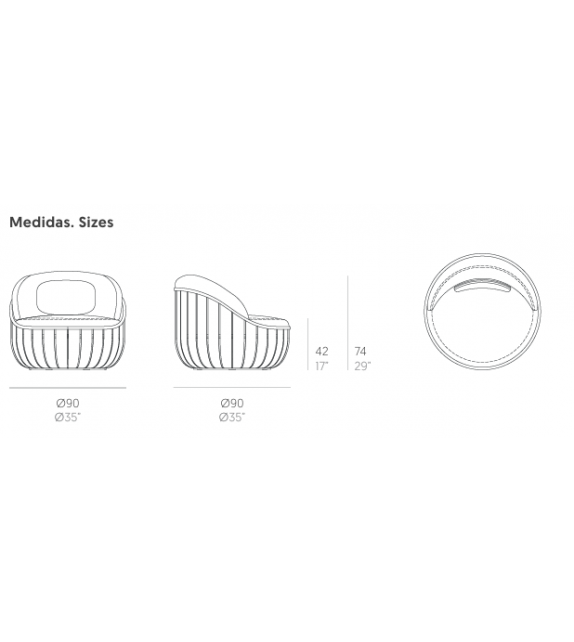 Arena Lounge Chair Gandia Blasco