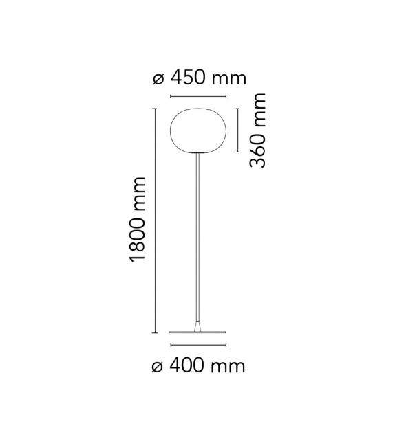 Glo-Ball F3 Flos Floor Lamp