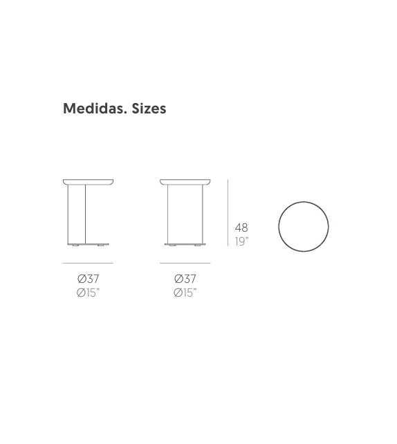 Arena C Side Table Gandia Blasco