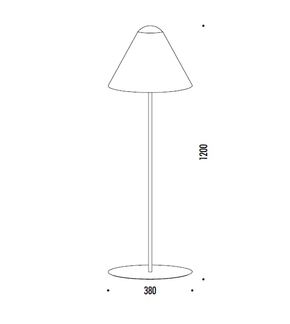 Aba 120 Davide Groppi Floor Lamp