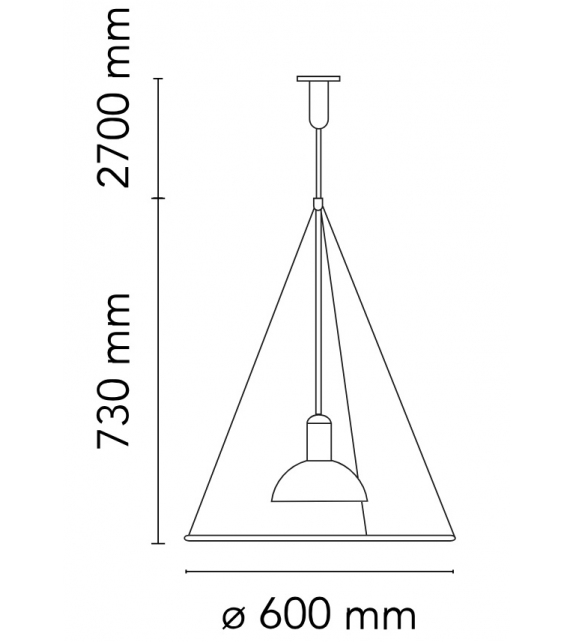 Frisbi Flos Suspension