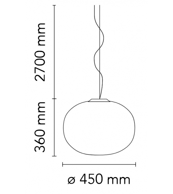 Glo-Ball S2 Flos Pendant Lamp