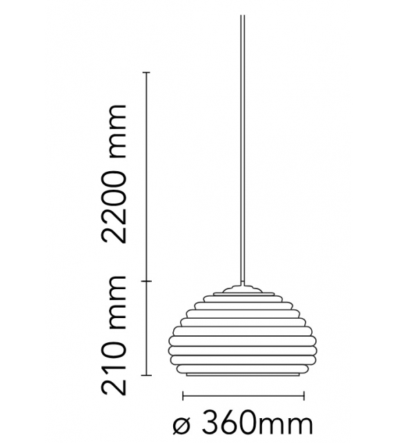 Splügen Bräu Flos Suspension
