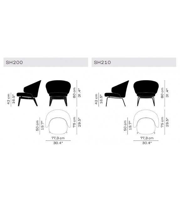 Let Fritz Hansen Poltrona