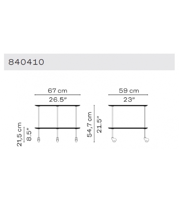 AJ Trolley Fritz Hansen Chariot