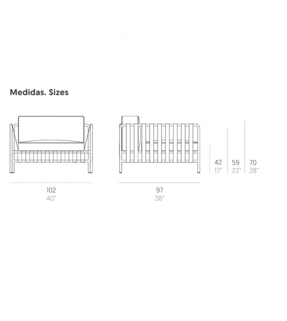 Onsen Loungesessel Gandia Blasco