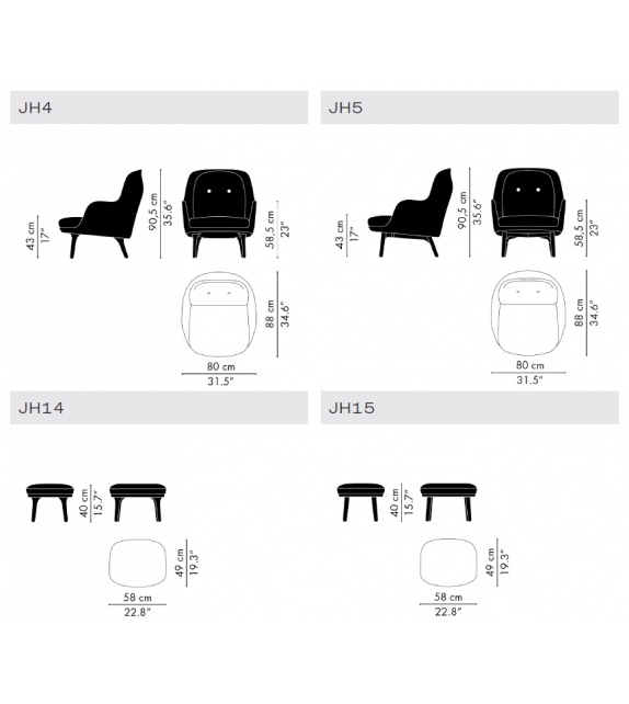 Fri™ Fritz Hansen Poltrona