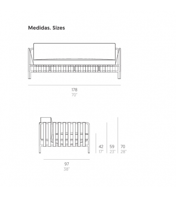 Onsen Sofá Gandia Blasco