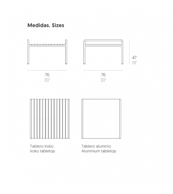 Onsen Coffee Table Gandia Blasco