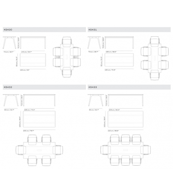 Pluralis™ Fritz Hansen Table