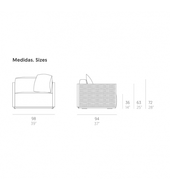 Bosc Lounge Chair Gandia Blasco