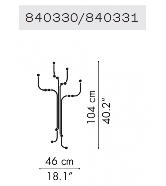 Coat Tree™ Wall Fritz Hansen Perchero