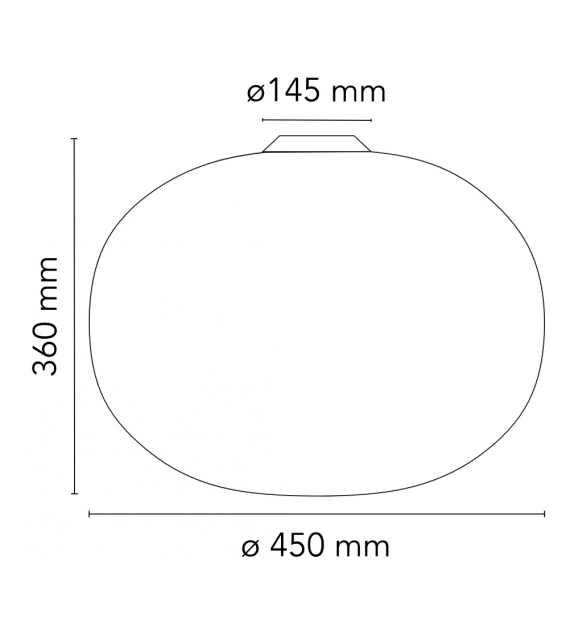 Glo-Ball C2 Flos Lampada da Soffitto