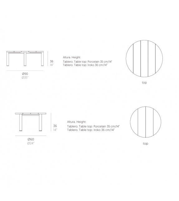 Bosc Round Coffee Table Gandia Blasco