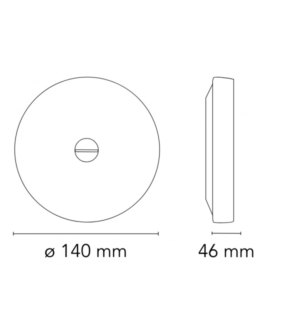 Mini Button Flos Wall Lamp