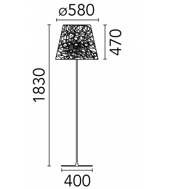 KTribe F3 Outdoor Flos Lámpara de Pie