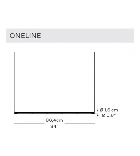 Oneline Fritz Hansen Lampada a Sospensione