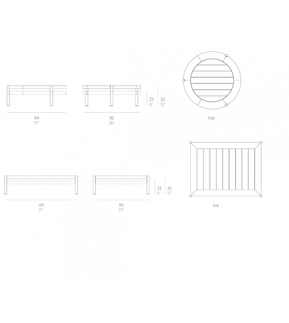 Lademadera Couchtisch Gandia Blasco