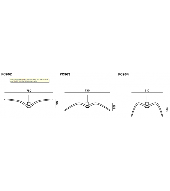 Night Birds Brokis Suspension