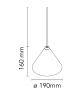 String Light Cone Flos Suspension