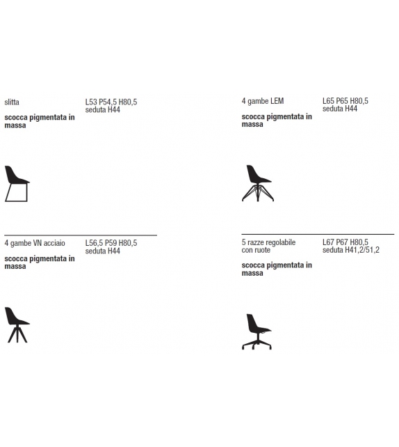 Flow Chair MDF Italia Stuhl